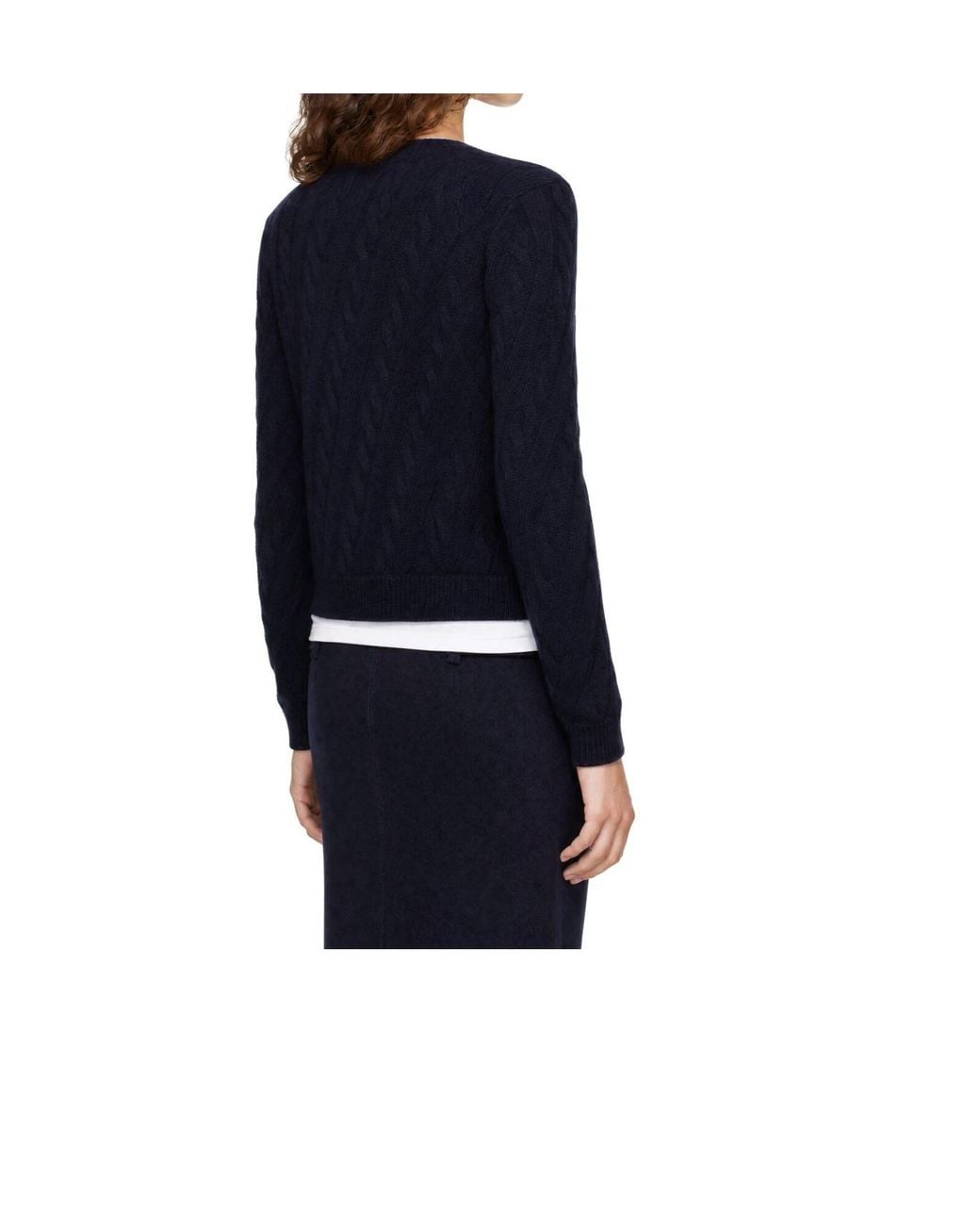 ShuShu/Tong Blue Cable-Knit Cardigan