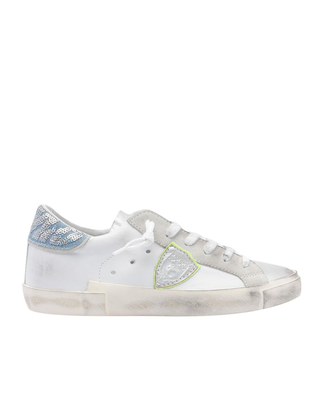 philippe-model-prsx-low-top-sneakers-in-white-lyst