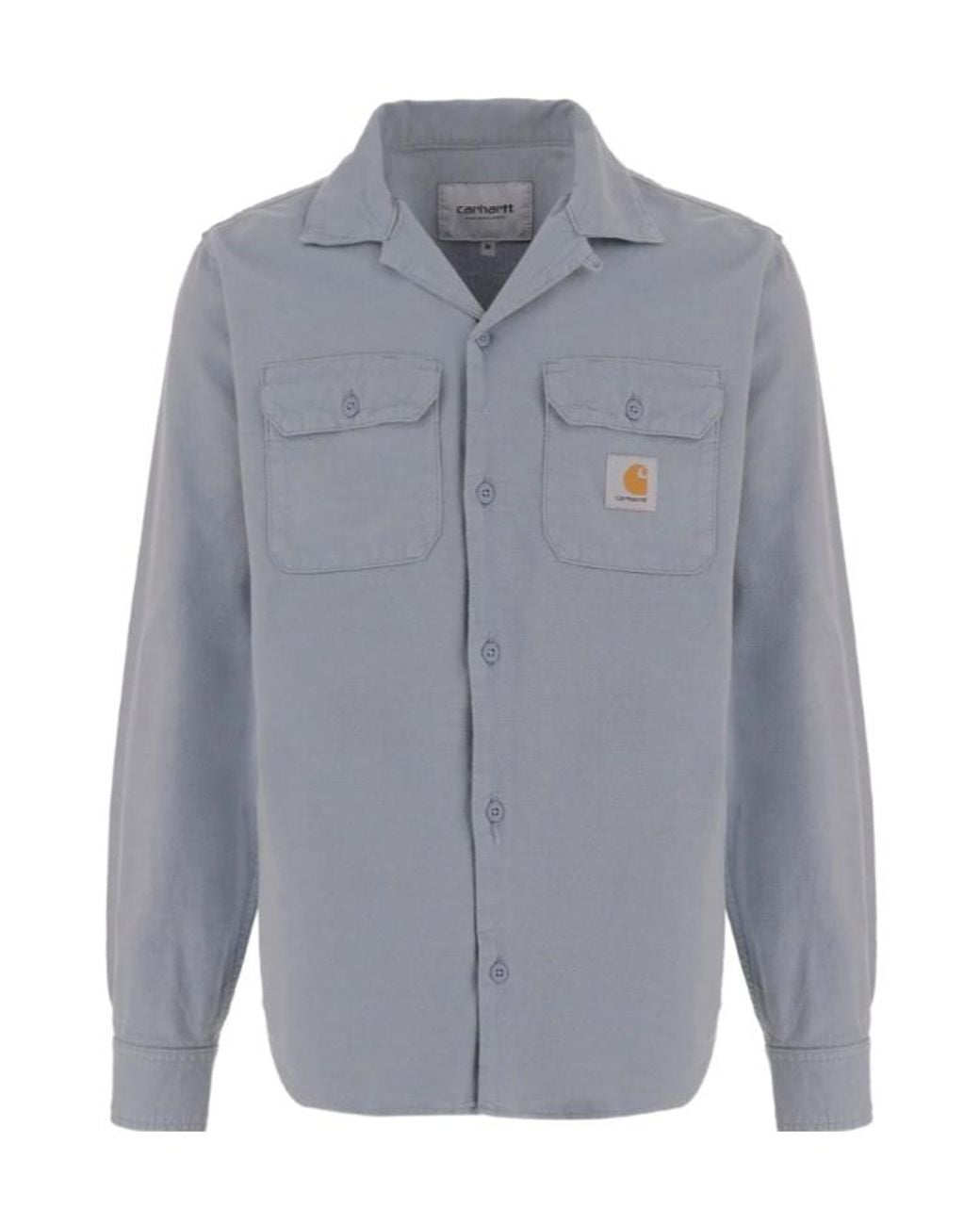 Carhartt Blue Cotton Shirt for men