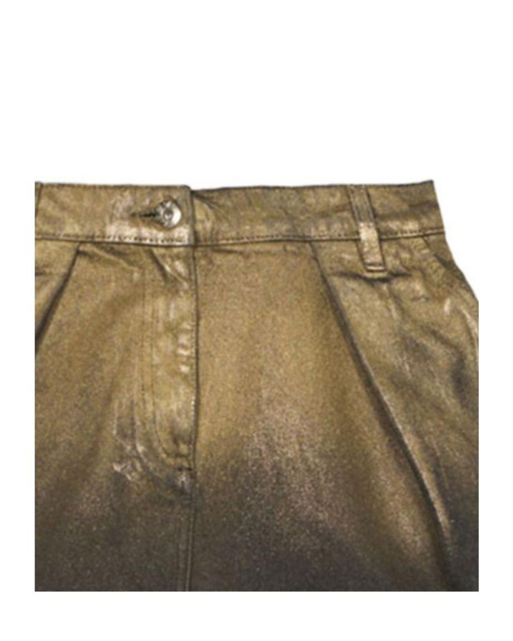 Blumarine Green Mini Skirt