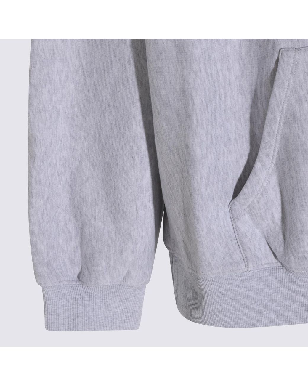 Céline Gray Long-Sleeved Hooded Sweatshirt for men