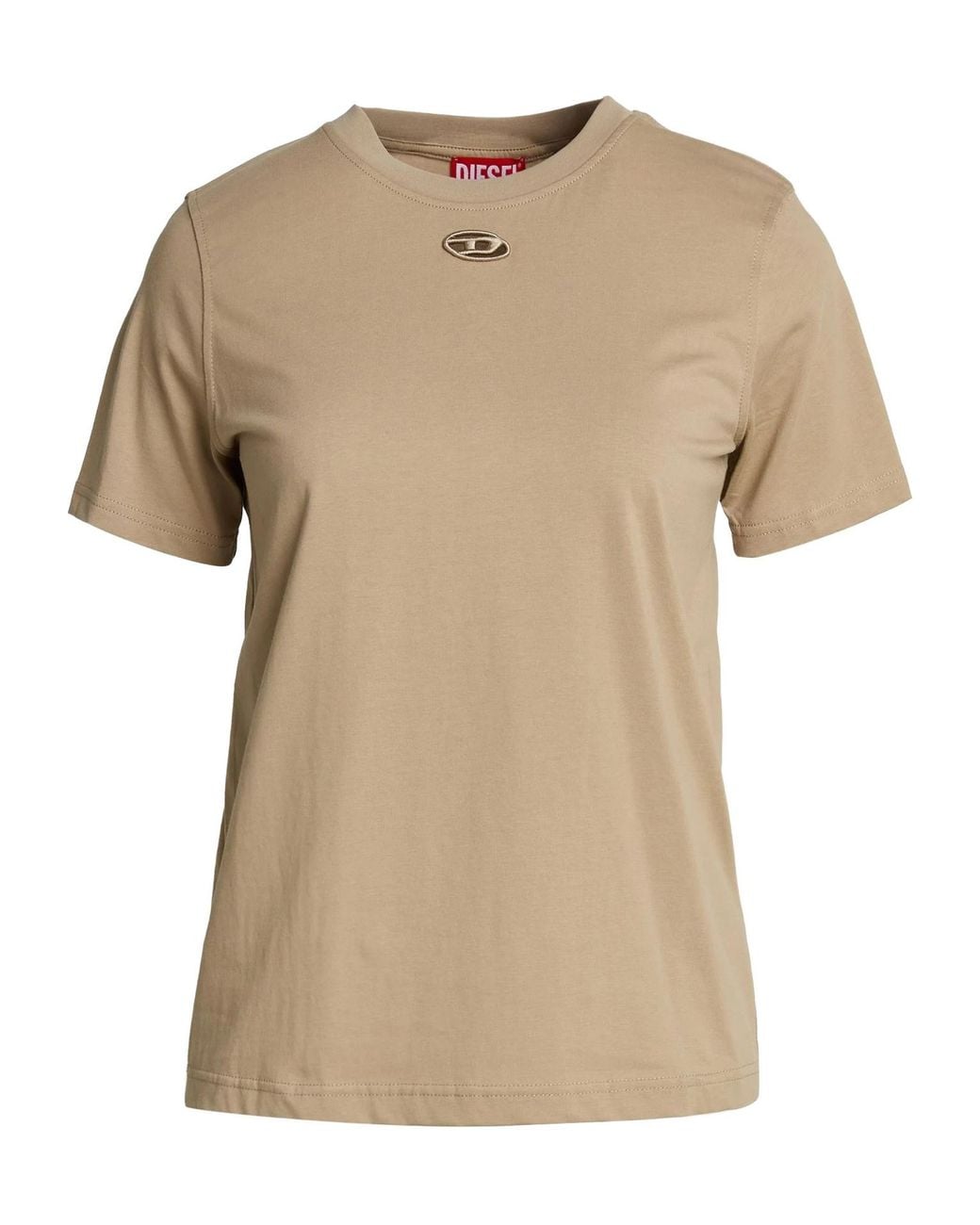 DIESEL Natural Short Sleeves T-Shirts