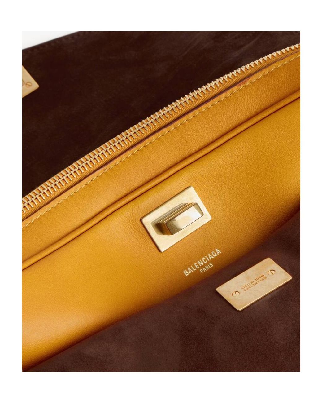 Balenciaga Metallic Le 7 Medium Shoulder Bag