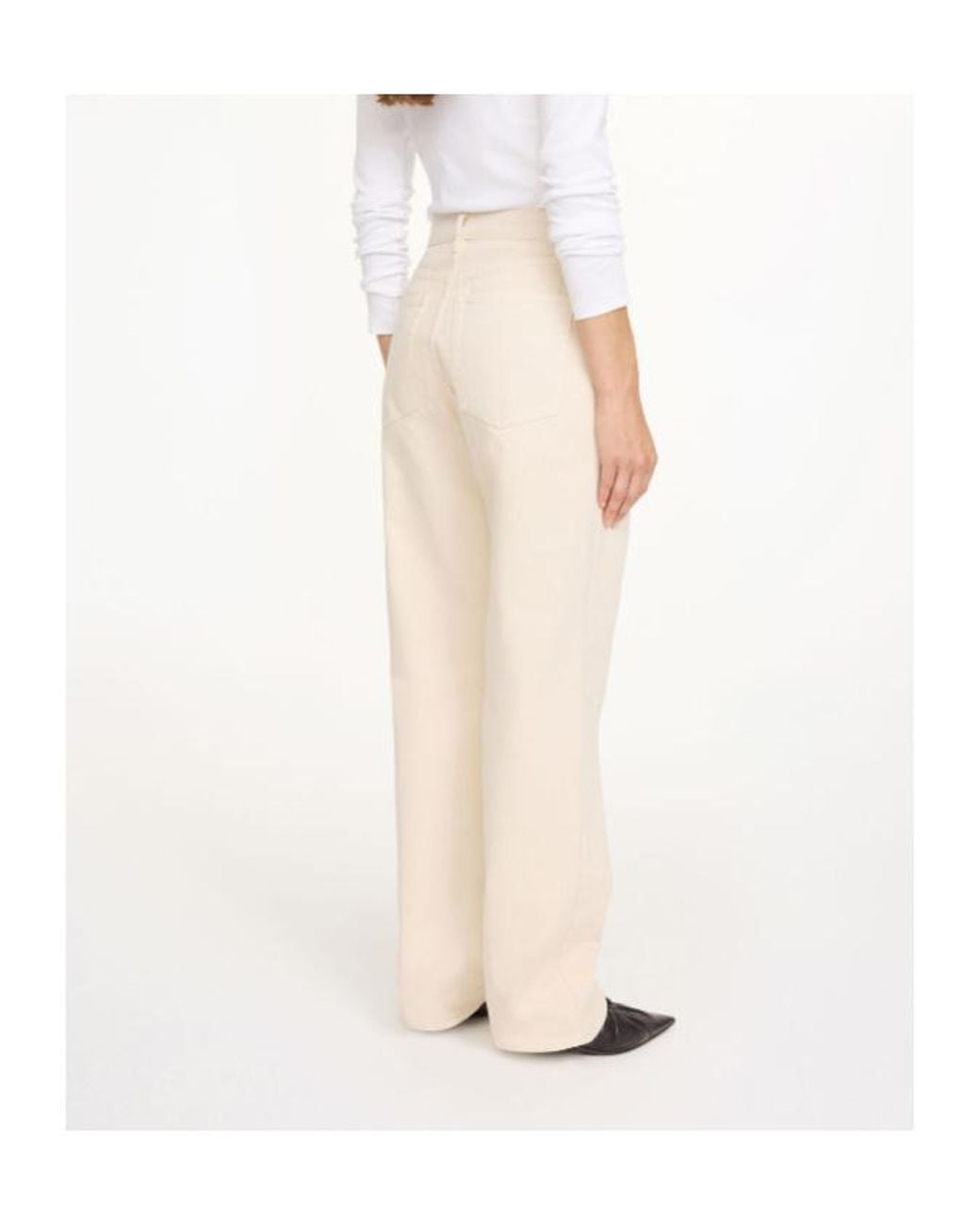 By Malene Birger Natural Chicago Straight-Leg Jeans