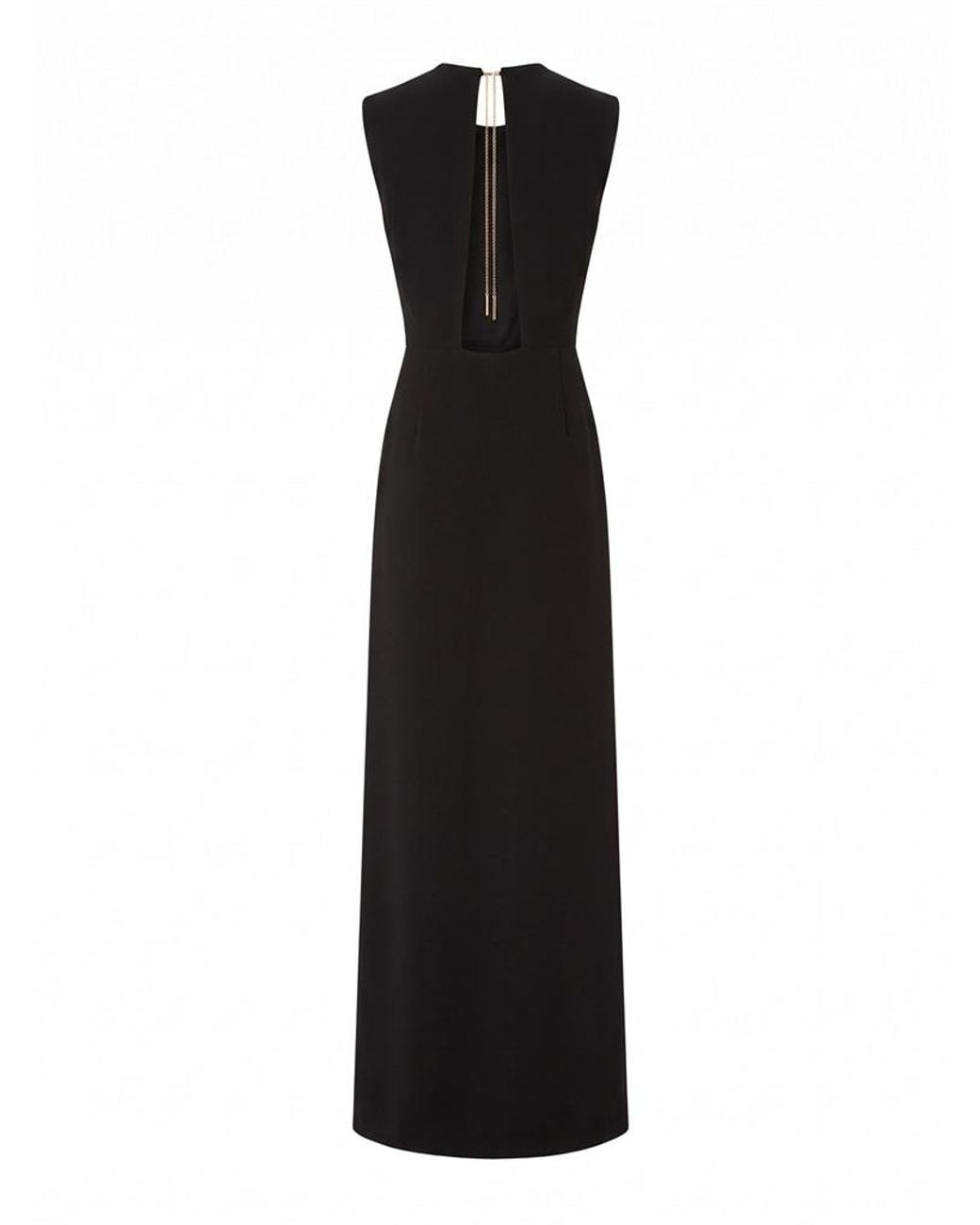 Max Mara Black Long Cady Dress