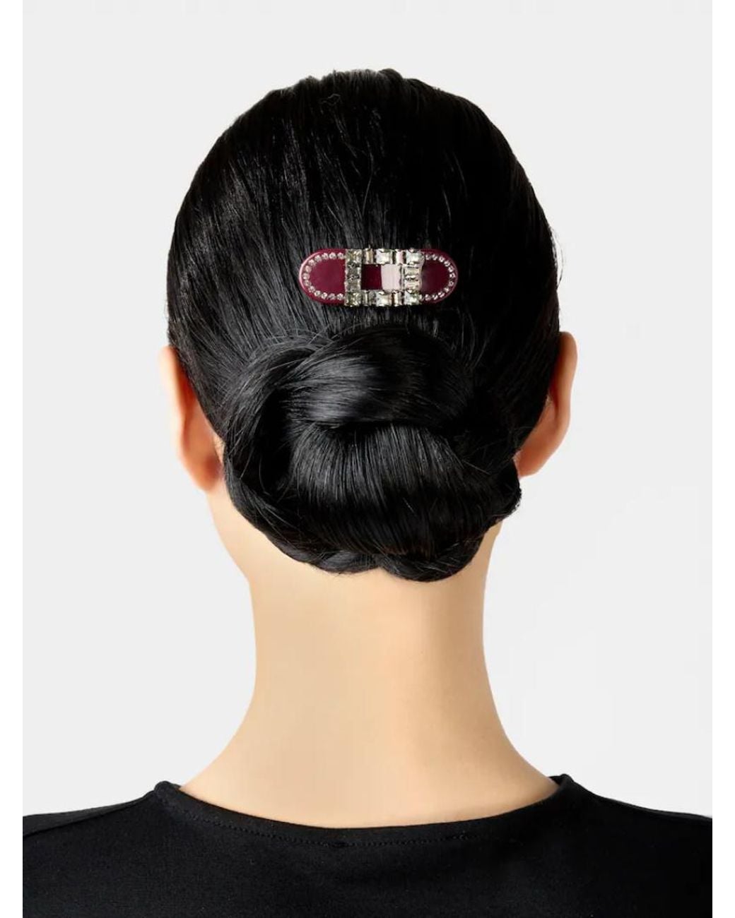 Roger Vivier Pink Très Vivier Hair Clip