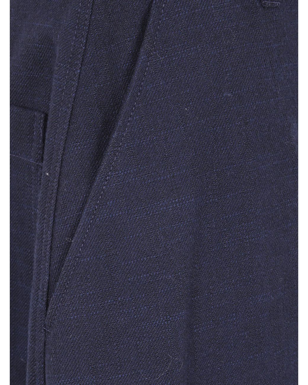 Studio Nicholson Blue Doring Belt Trousers