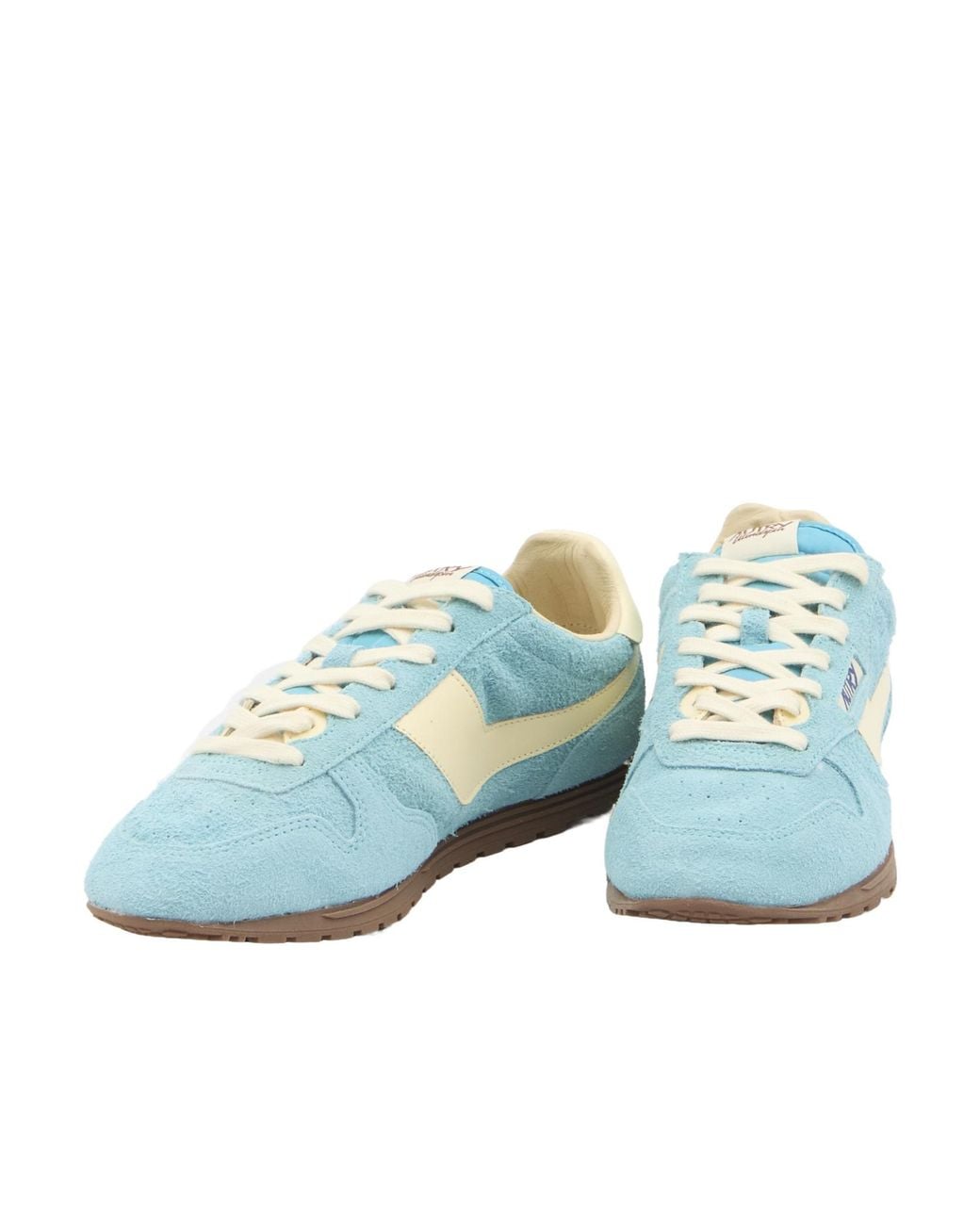 Autry Blue Windspin Lace-Up Sneakers
