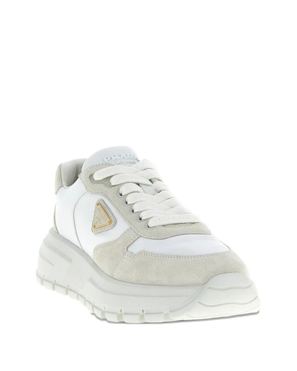 Prada White 'prax 01' Sneakers