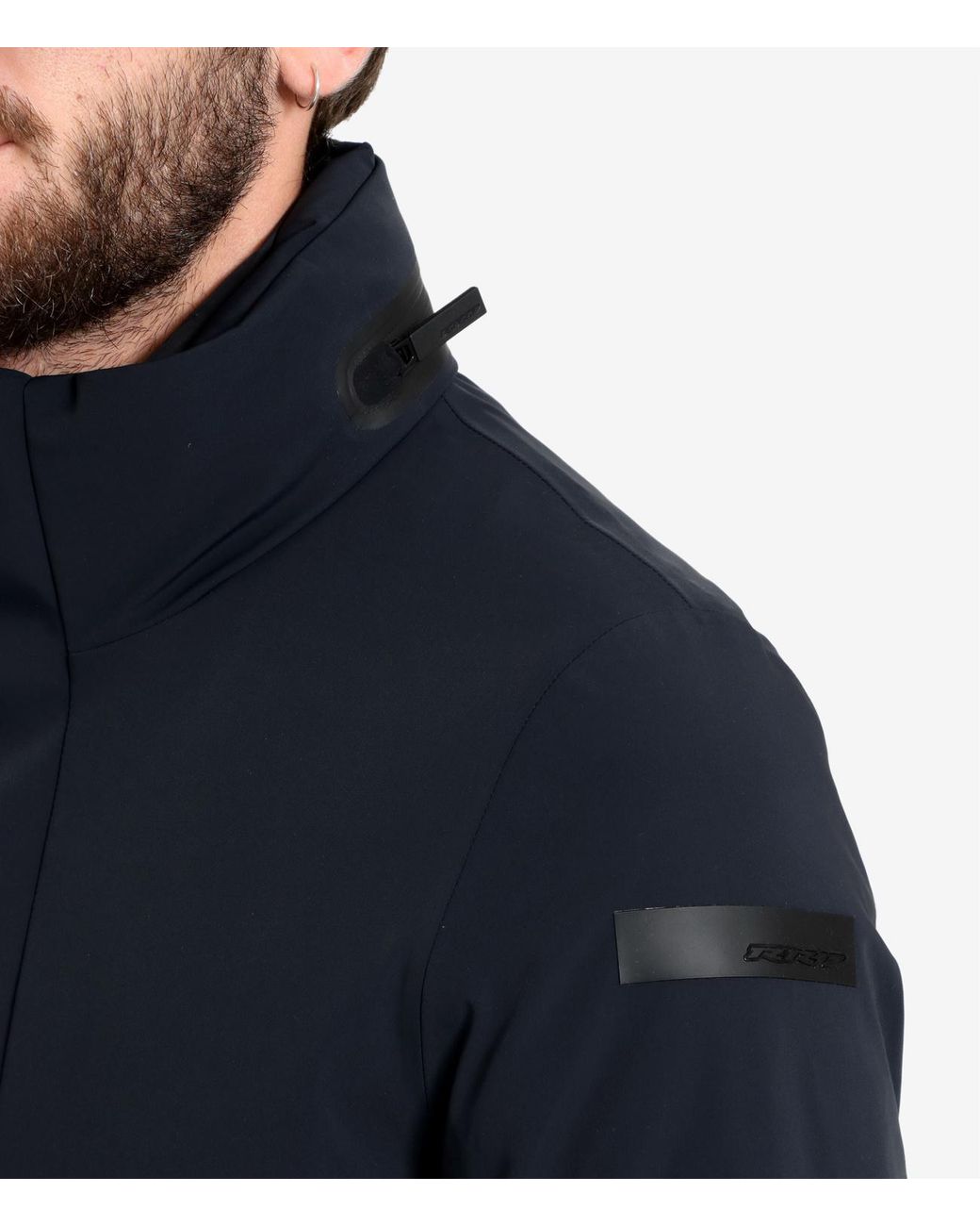 Rrd Blue High-Neck Jacket for men