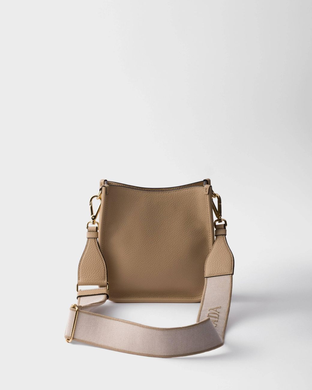 Prada Natural Mini Leather Shoulder Bag