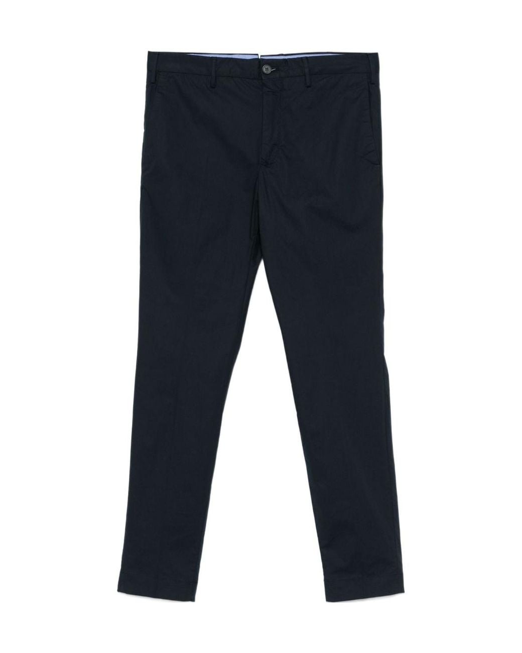 Incotex Blue インコテックス コンシールフライ コットンパンツ for men