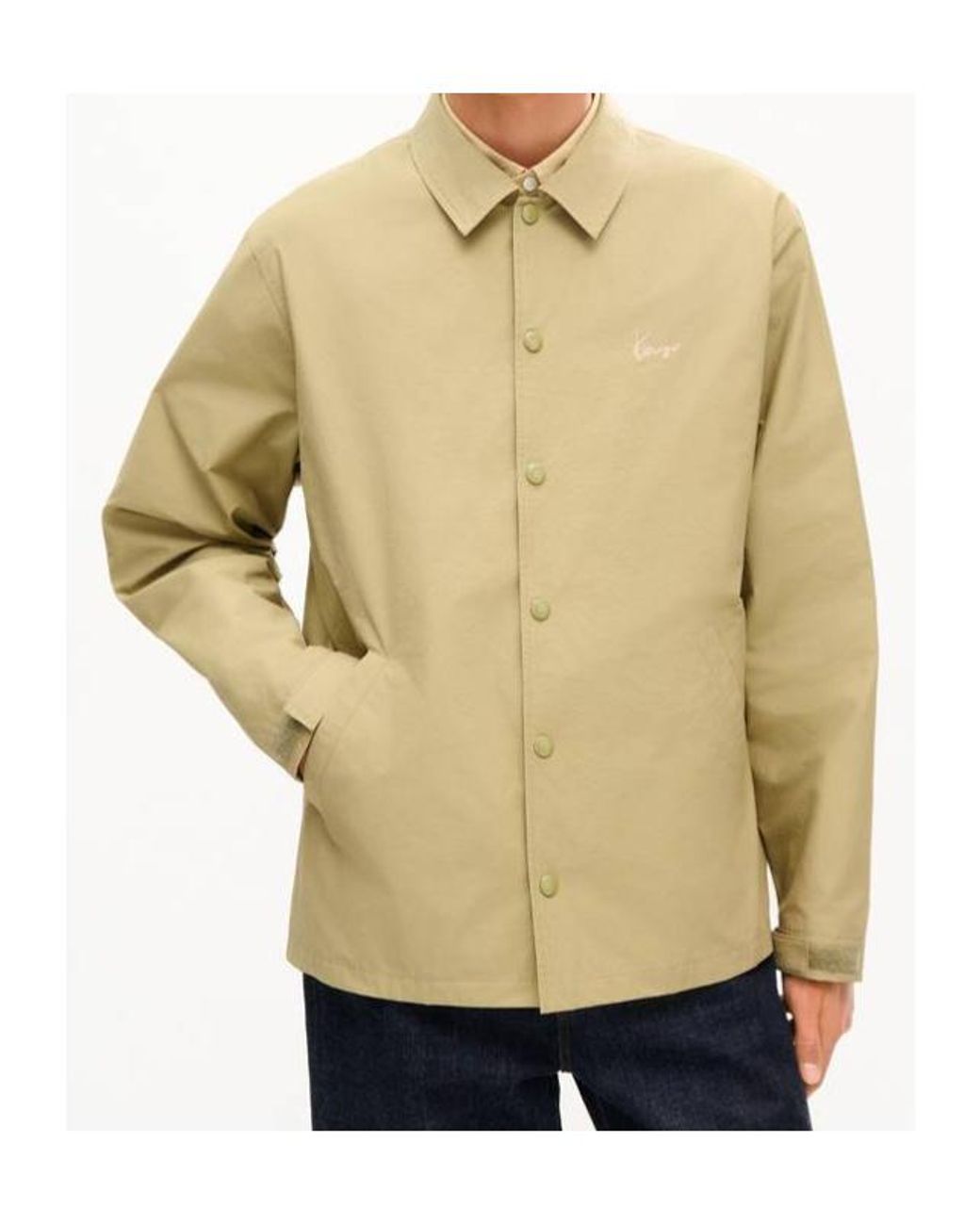 KENZO Green Signature Light Coach Jacket for men