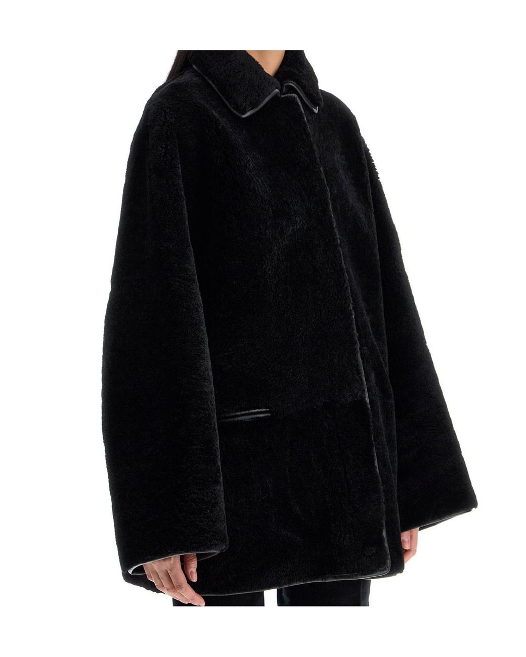 Totême Blue Shearling Jacket