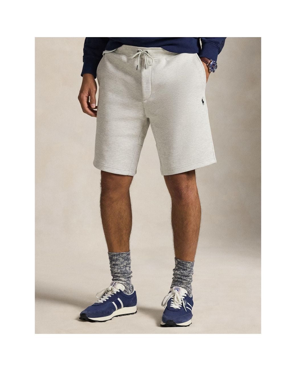 Polo Ralph Lauren Gray Simple Shorts for men