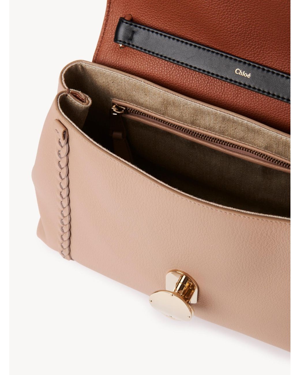 Chloé Natural Chloé Penelope Medium Shoulder Bag