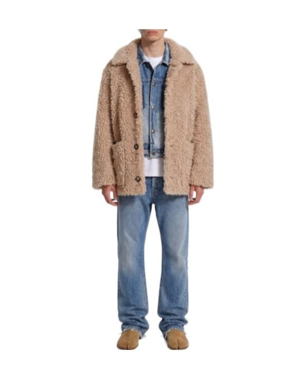 Acne Natural Alpaca Blend Knit Jacket
