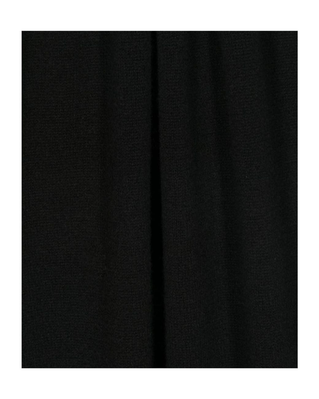 Drumohr Black Ribbed-Knit Cashmere Scarf for men