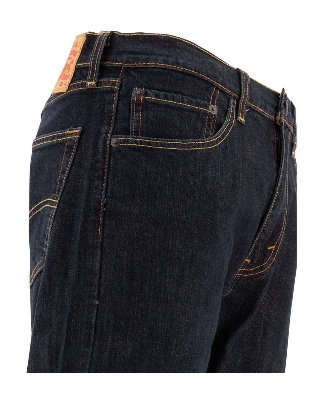 Levi's Black 505 Straight Leg Jeans for men