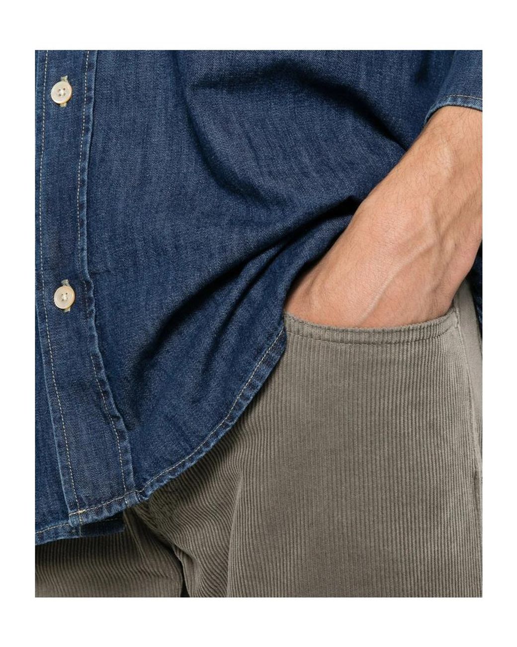 Tramarossa Gray Straight-Leg Casual Pants for men