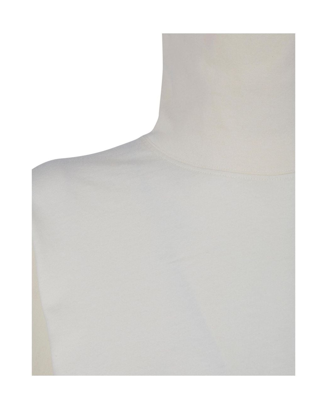 Phoebe Philo White Relaxed Long Sleeve Jersey