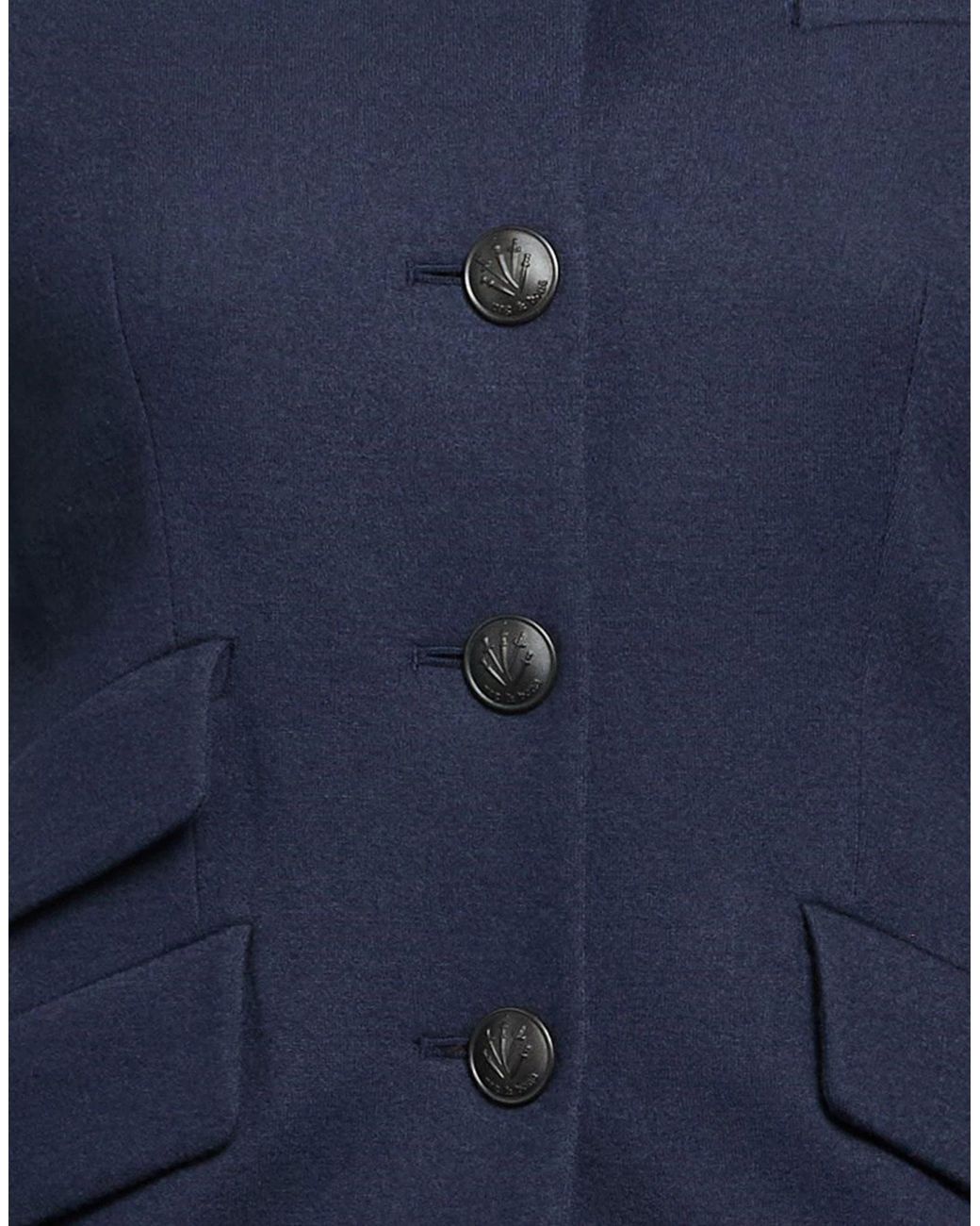 Rag & Bone Blue Medium-Weight Wool Coat