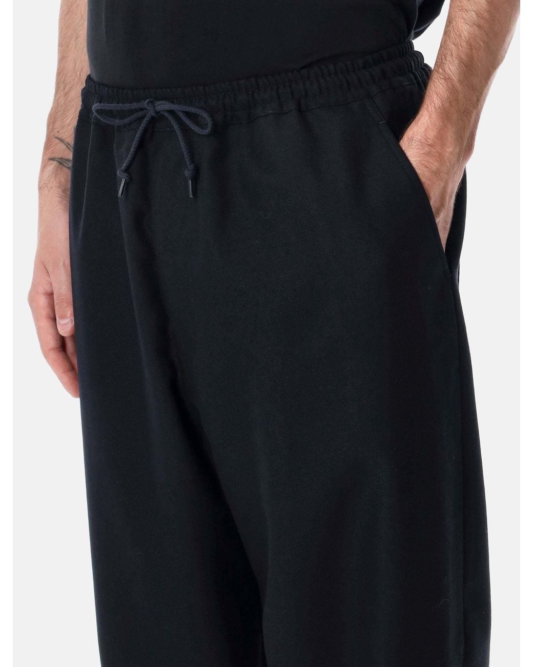 Comme des Garçons Black Comme Des Garçons Homme Drawstring Jogging Pant for men