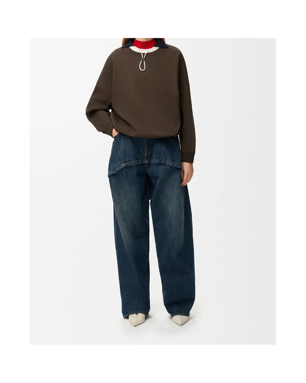 Loewe Blue Zipper Jeans