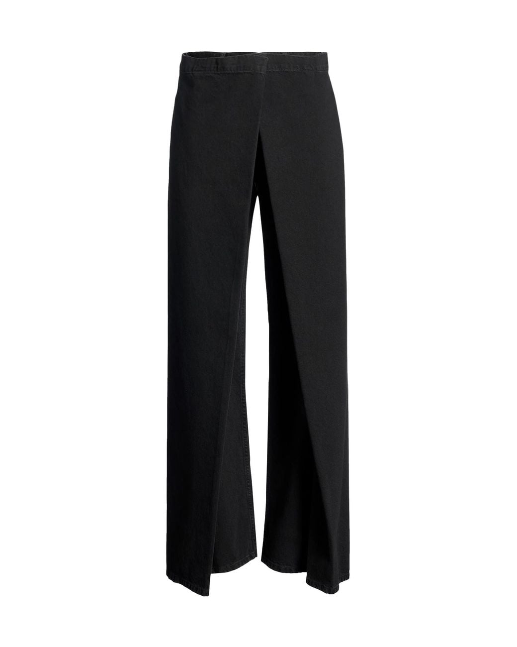 MM6 by Maison Margiela Black Loose Fit Denim Trousers