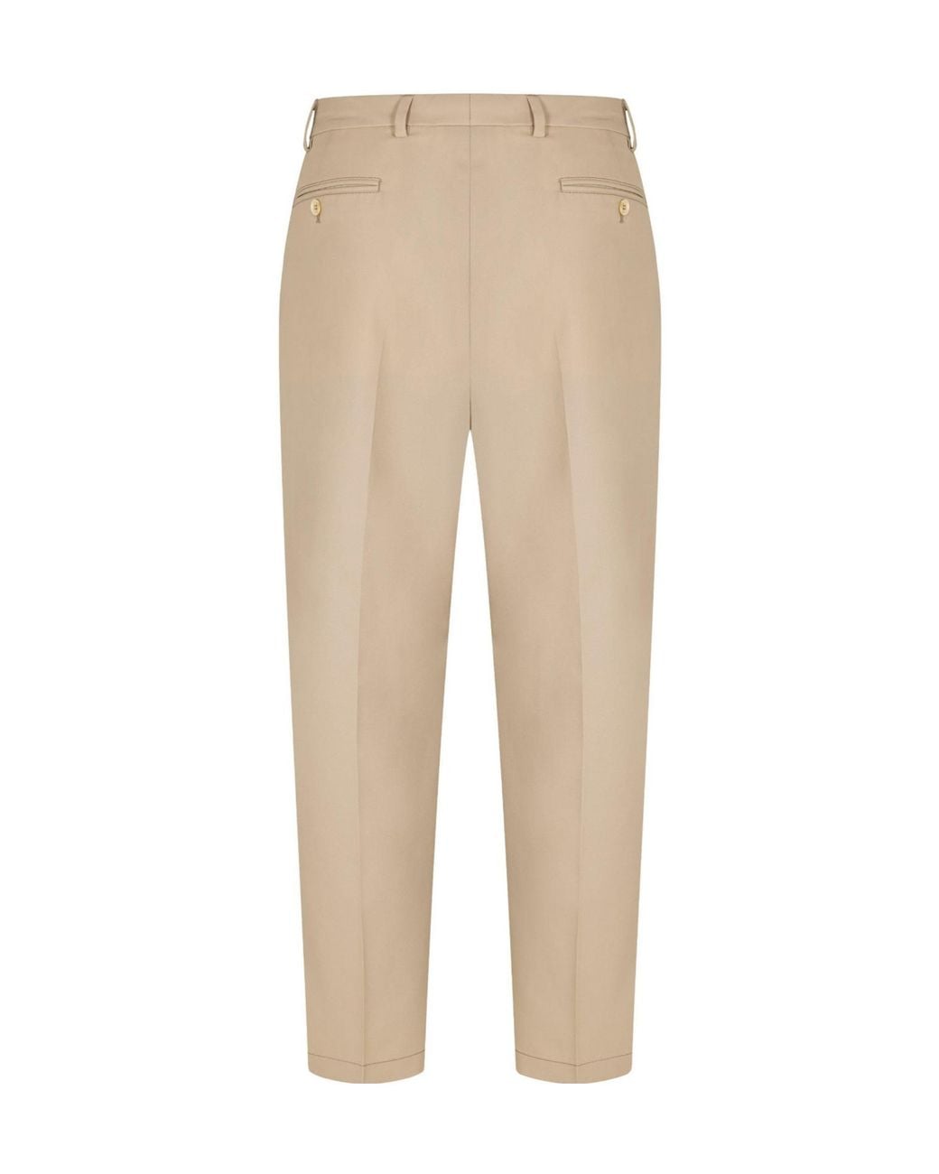 Prada Natural Classic Straight-Leg Pants for men