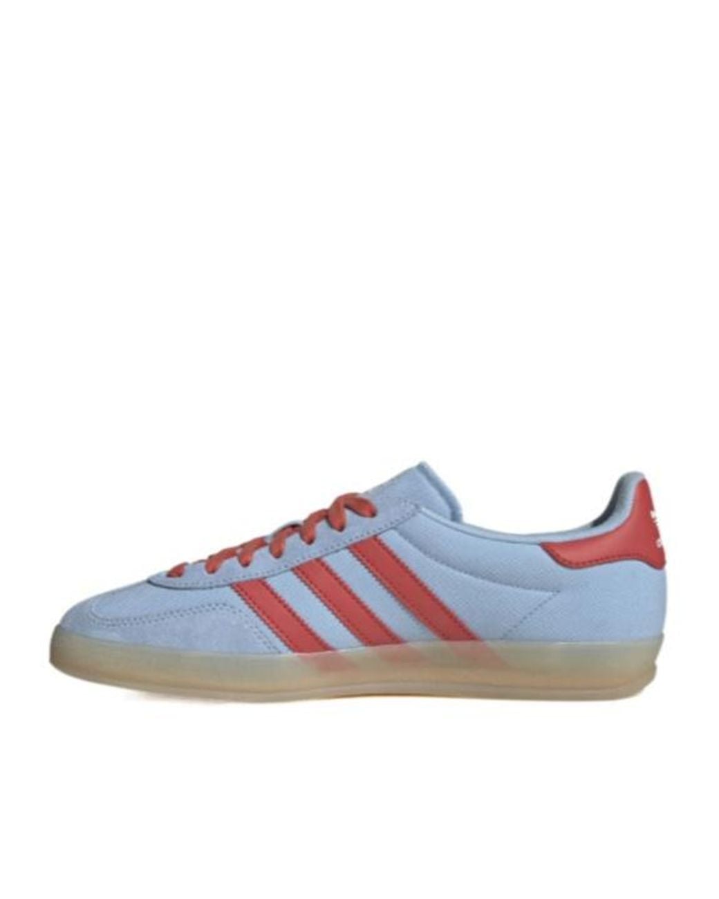 Adidas Originals Blue Gazelle Indoor Lace-Up Sneakers for men