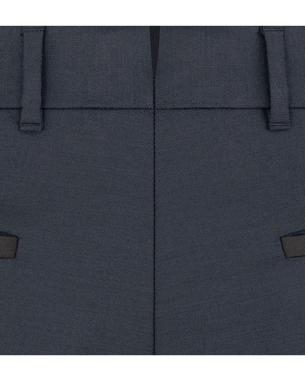 Dior Blue Homme High Waist Straight Leg Pants for men