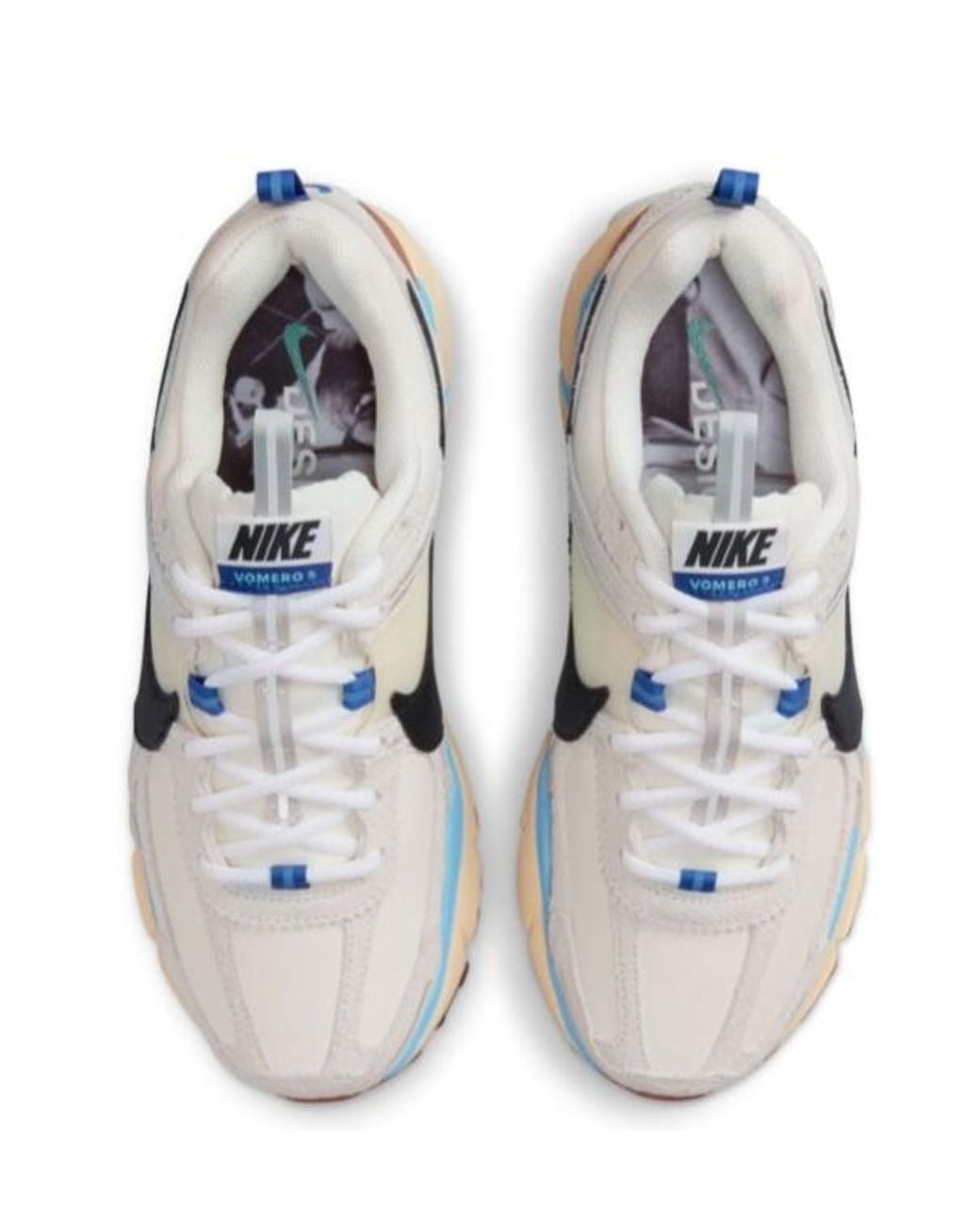 Nike White Zoom Vomero 5 Sneakers