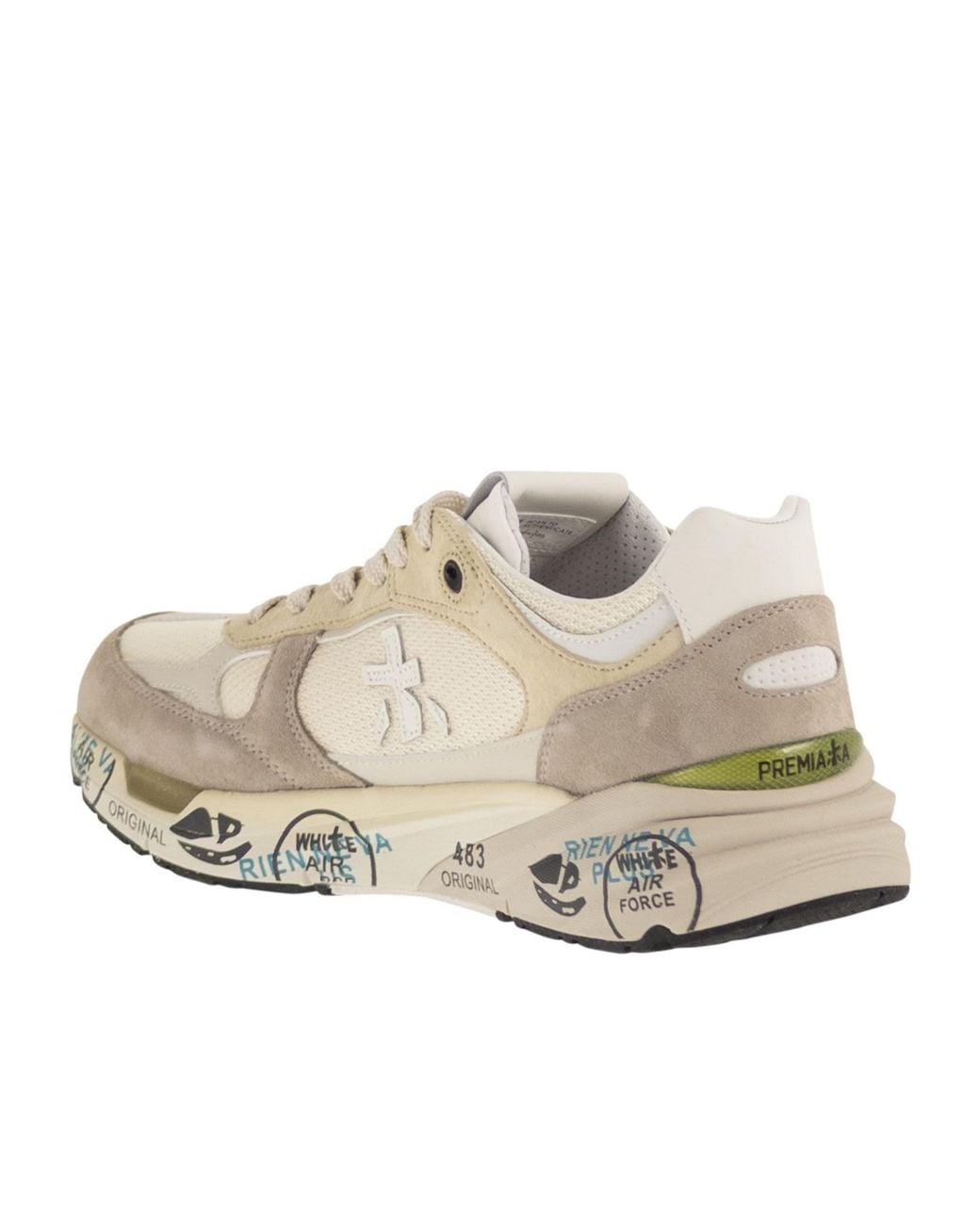 Premiata Natural Mase 25 Logo Trainers for men