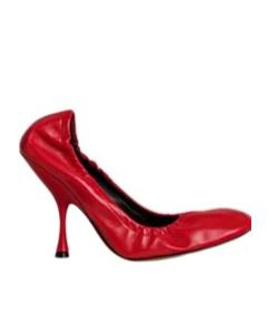 Phoebe Philo Red Pucker High Heels