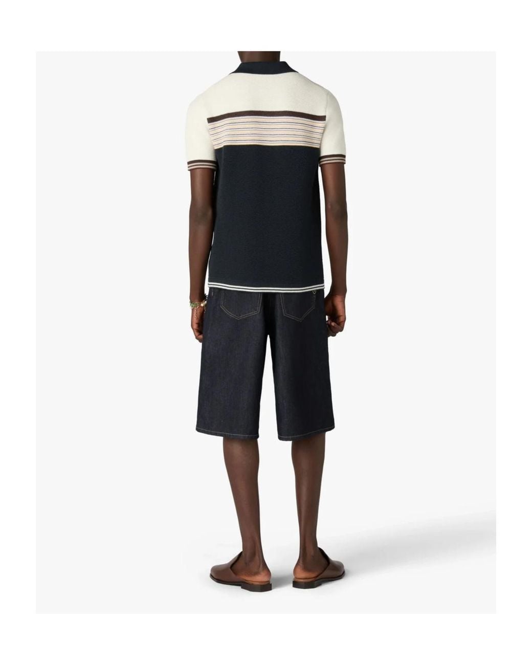 Casablanca Black Cotton-Wool Blend T-Shirt for men