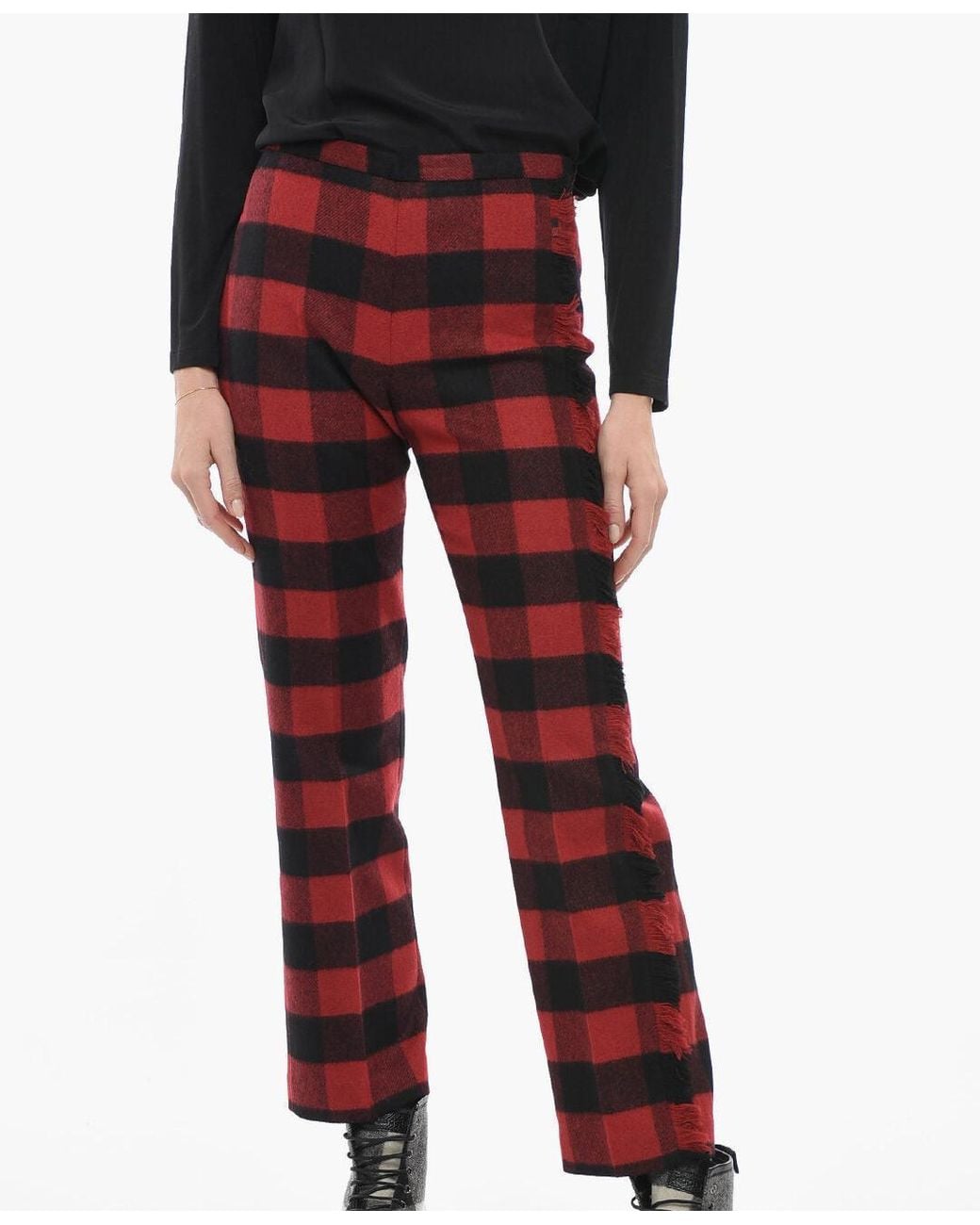 Woolrich Red Checked Pants