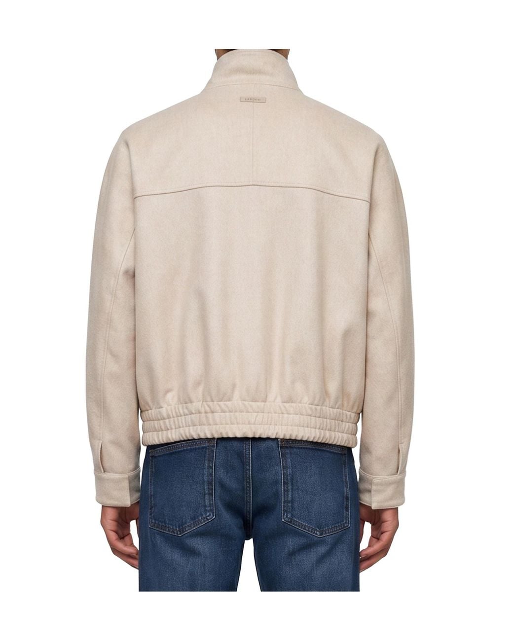 Lardini Natural Long-Sleeve Casual Jacket for men