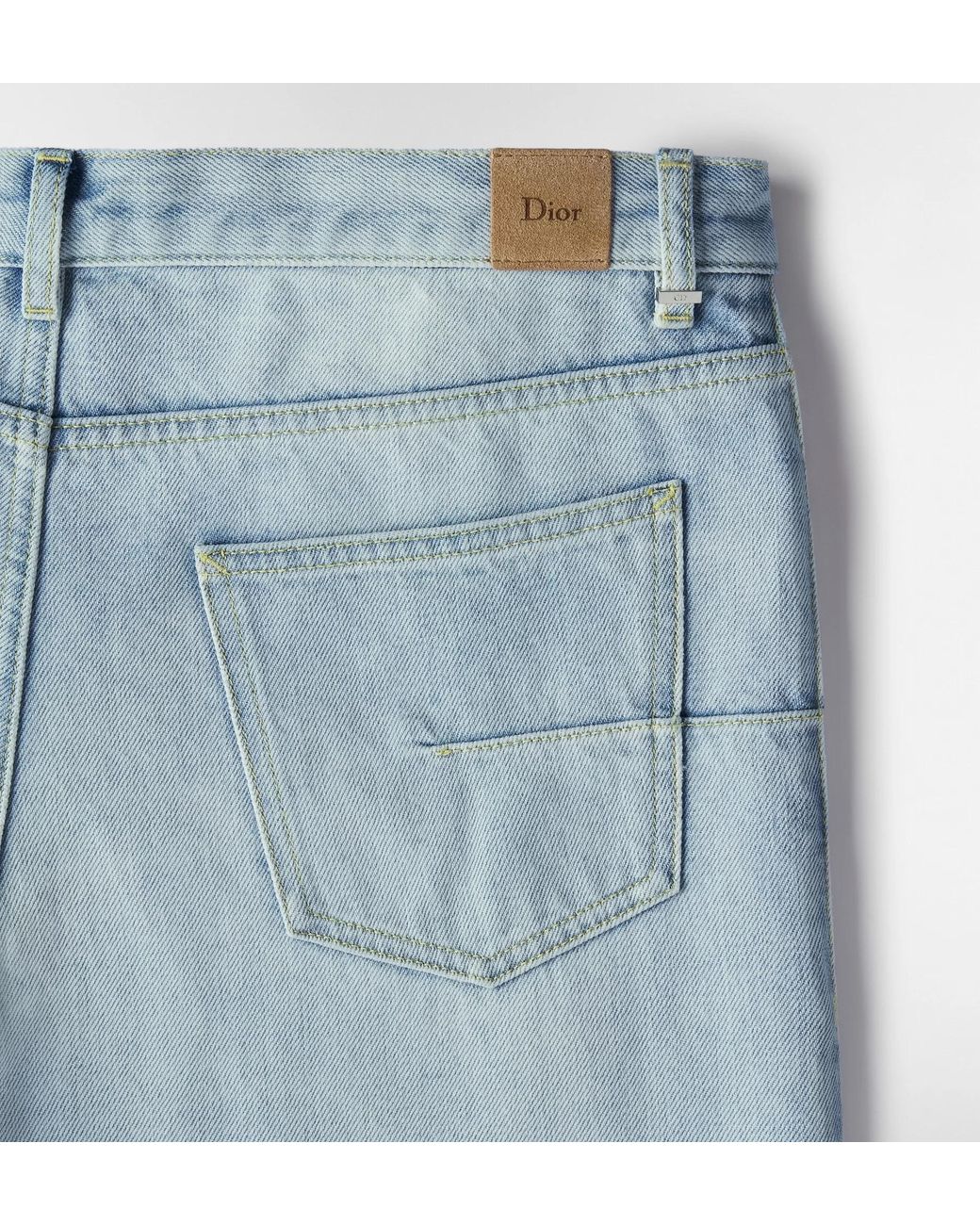 Dior Blue Bootcut Jeans for men