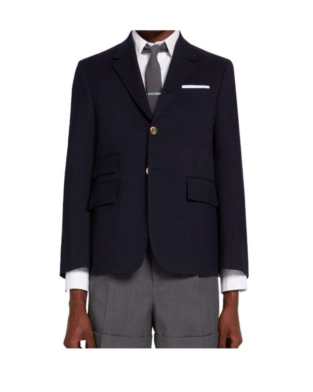 Thom Browne Blue Single-Breasted Jacket for men