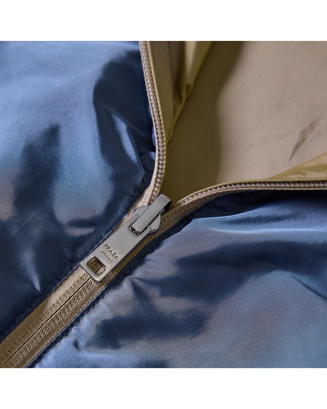 Prada Natural Stylish Hooded Jacket for men