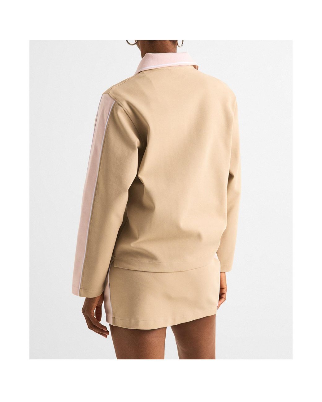 Casablanca Natural Long-Sleeve Polo Shirt