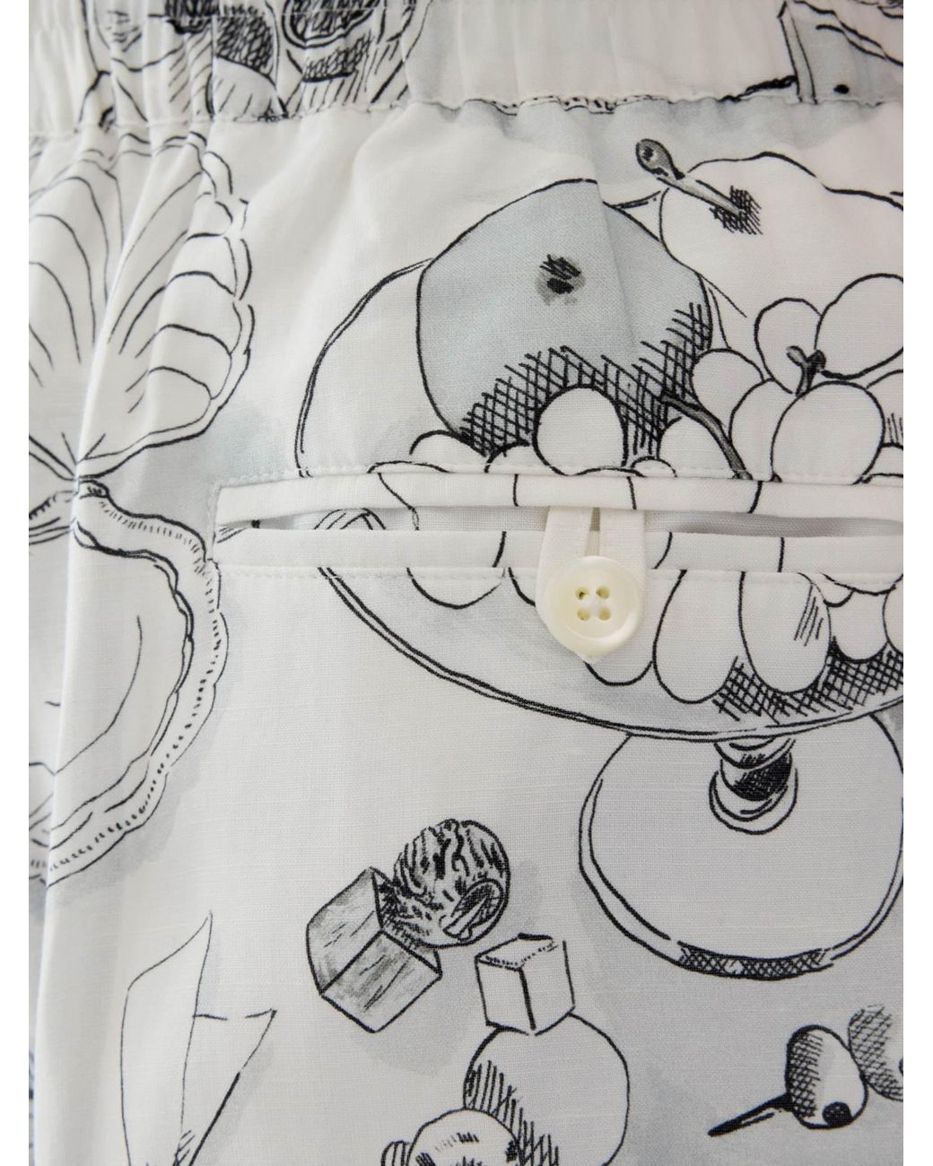 Jacquemus Multicolor Printed Relaxed Shorts for men
