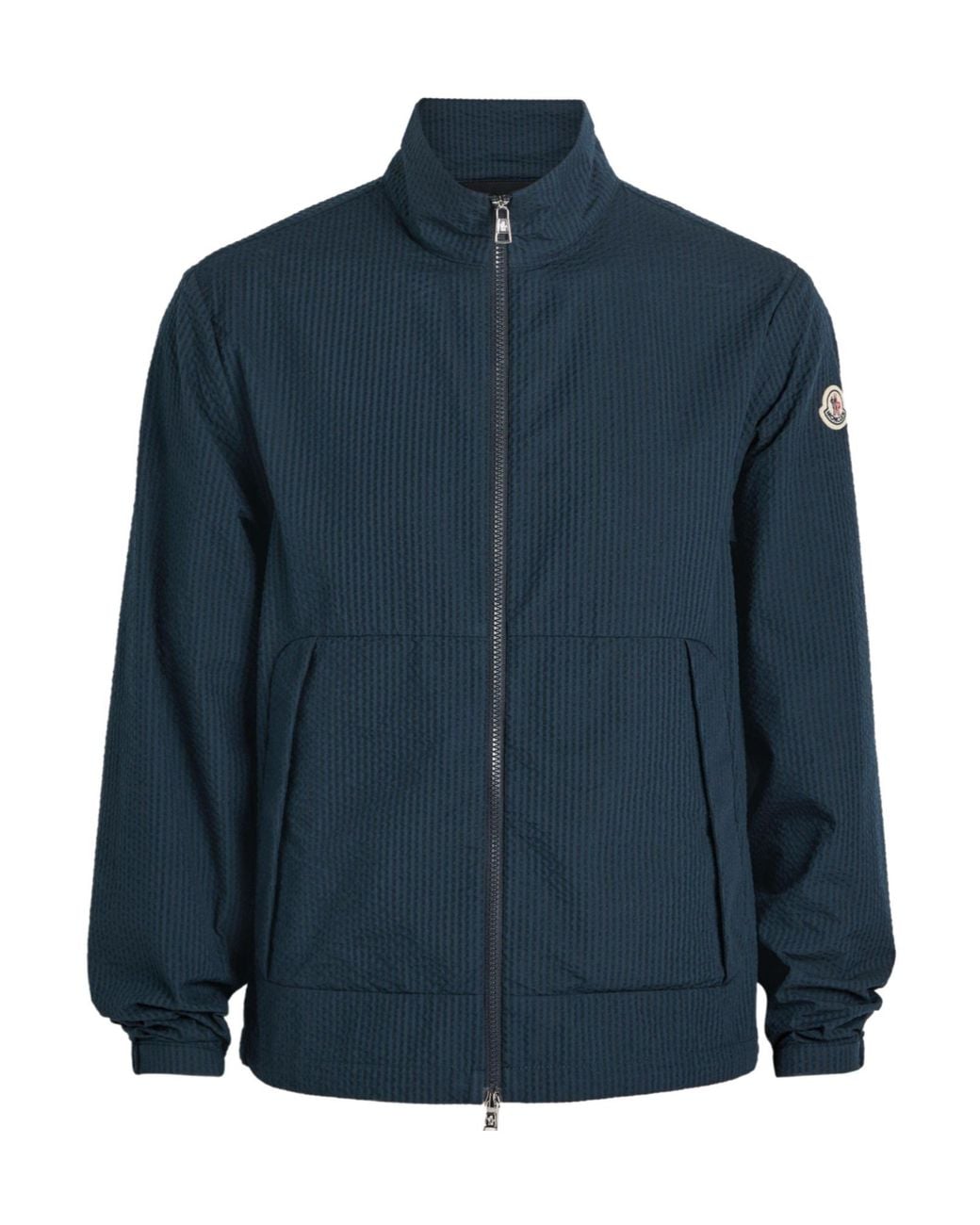 Moncler Blue Simple Jacket for men