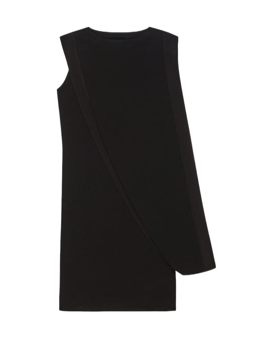 Givenchy Black Crepe Sleeveless Dress
