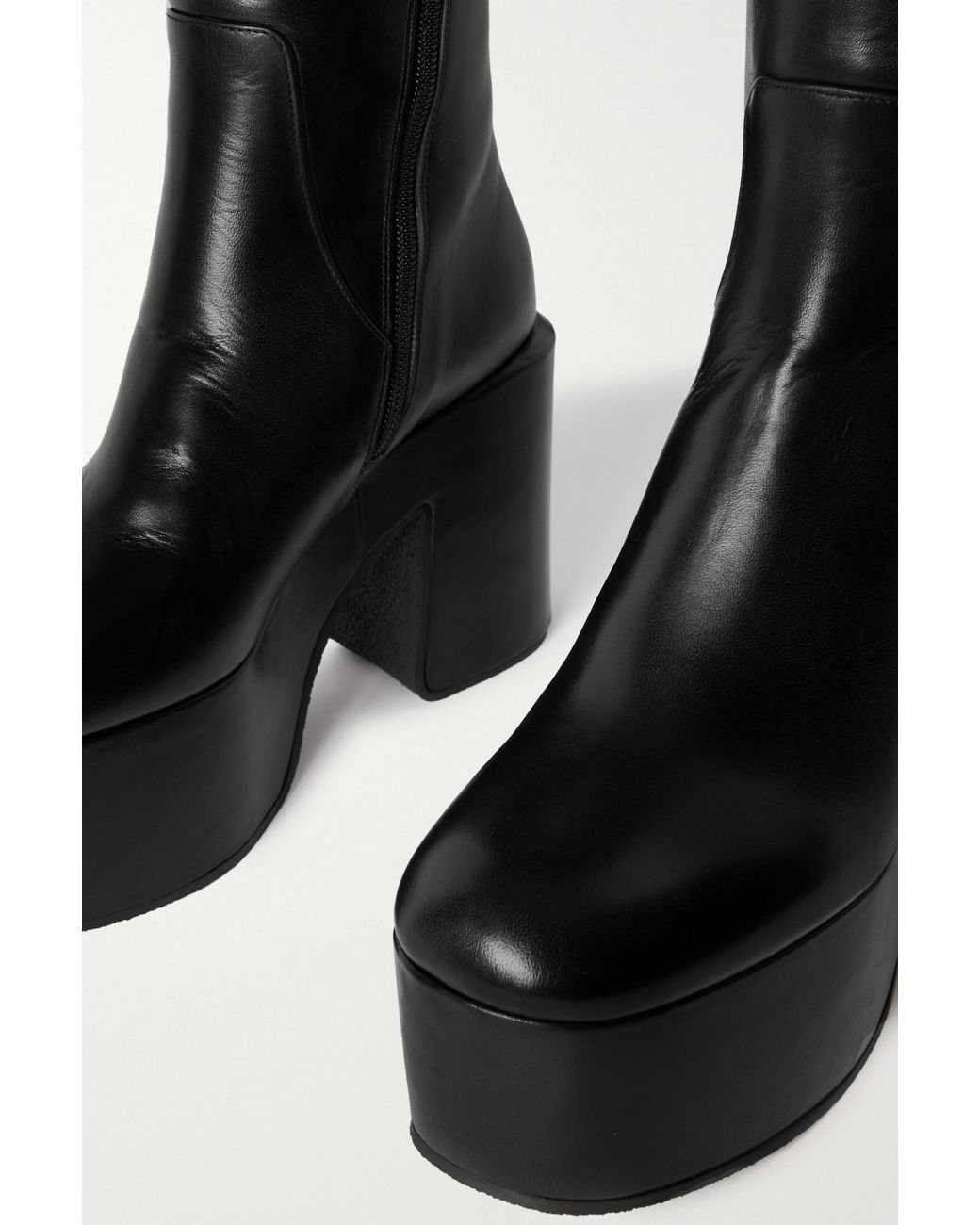 Dries Van Noten Black Knee-Length Boots