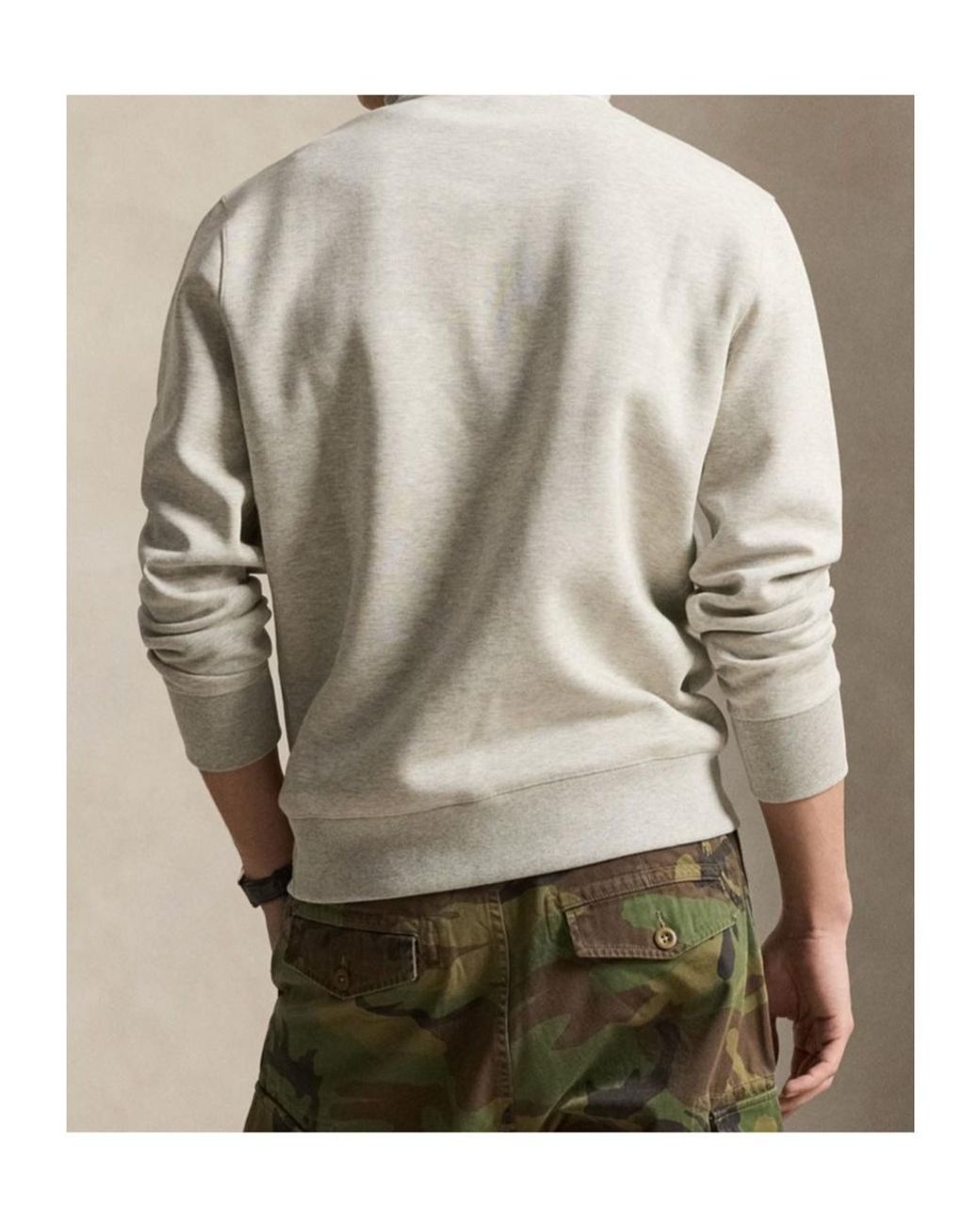 Polo Ralph Lauren White Quarter Zip-Up Hoodie for men