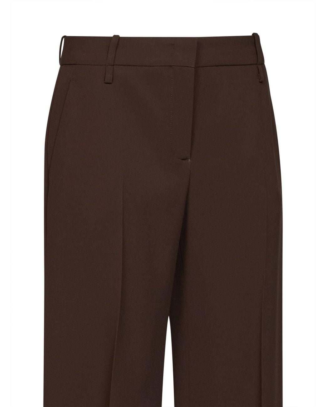 Ermanno Scervino Brown Bootcut Tailored Pants