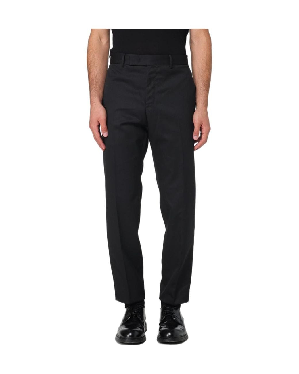 Pt Pantaloni Black Pt Torino Slim Tailored Pants for men