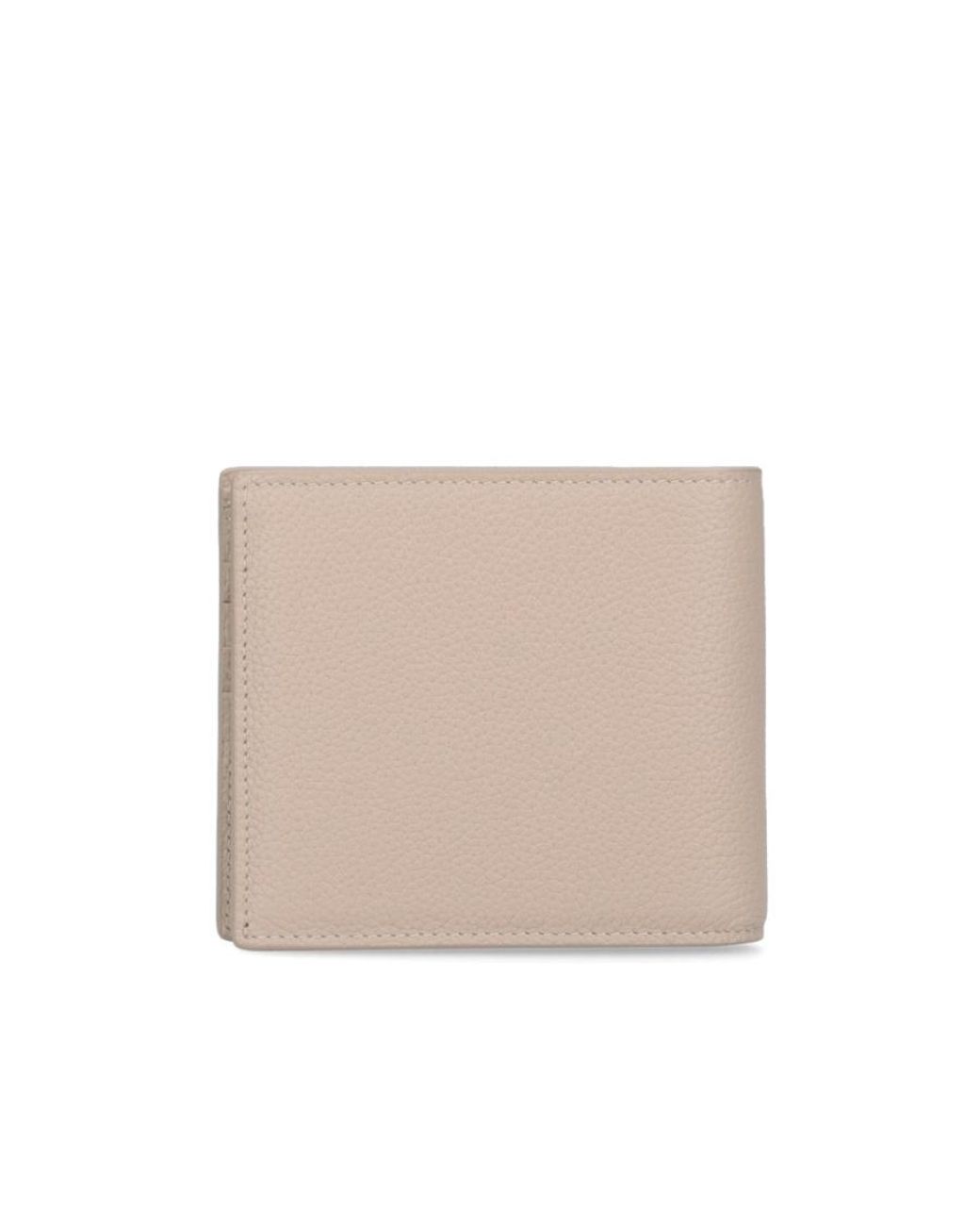 Saint Laurent Natural Tiny Cassandre East/West Wallet for men